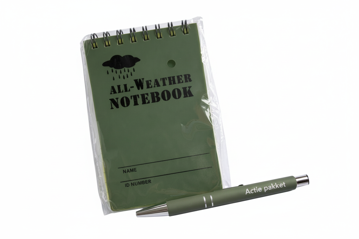 Watervast Notitieblok + Watervaste Pen